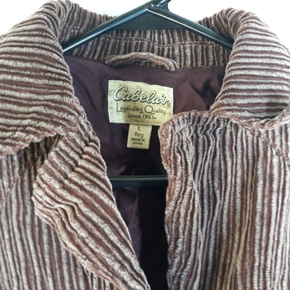 Cabelas corduroy 3 button blazer/Jacket Sz L - Picture 4 of 6